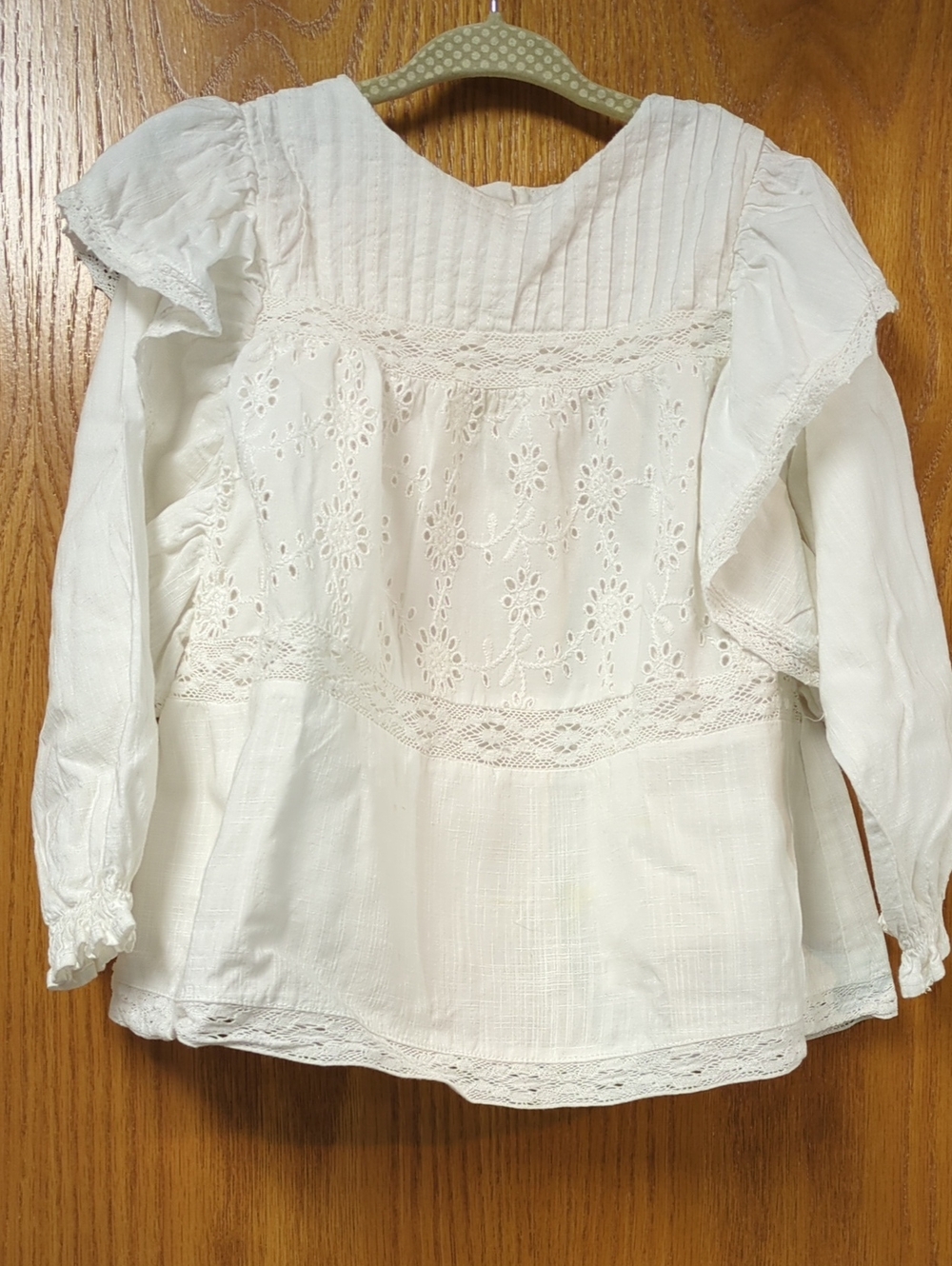 Zara Floral Cutout Blouse size 3-4 years
